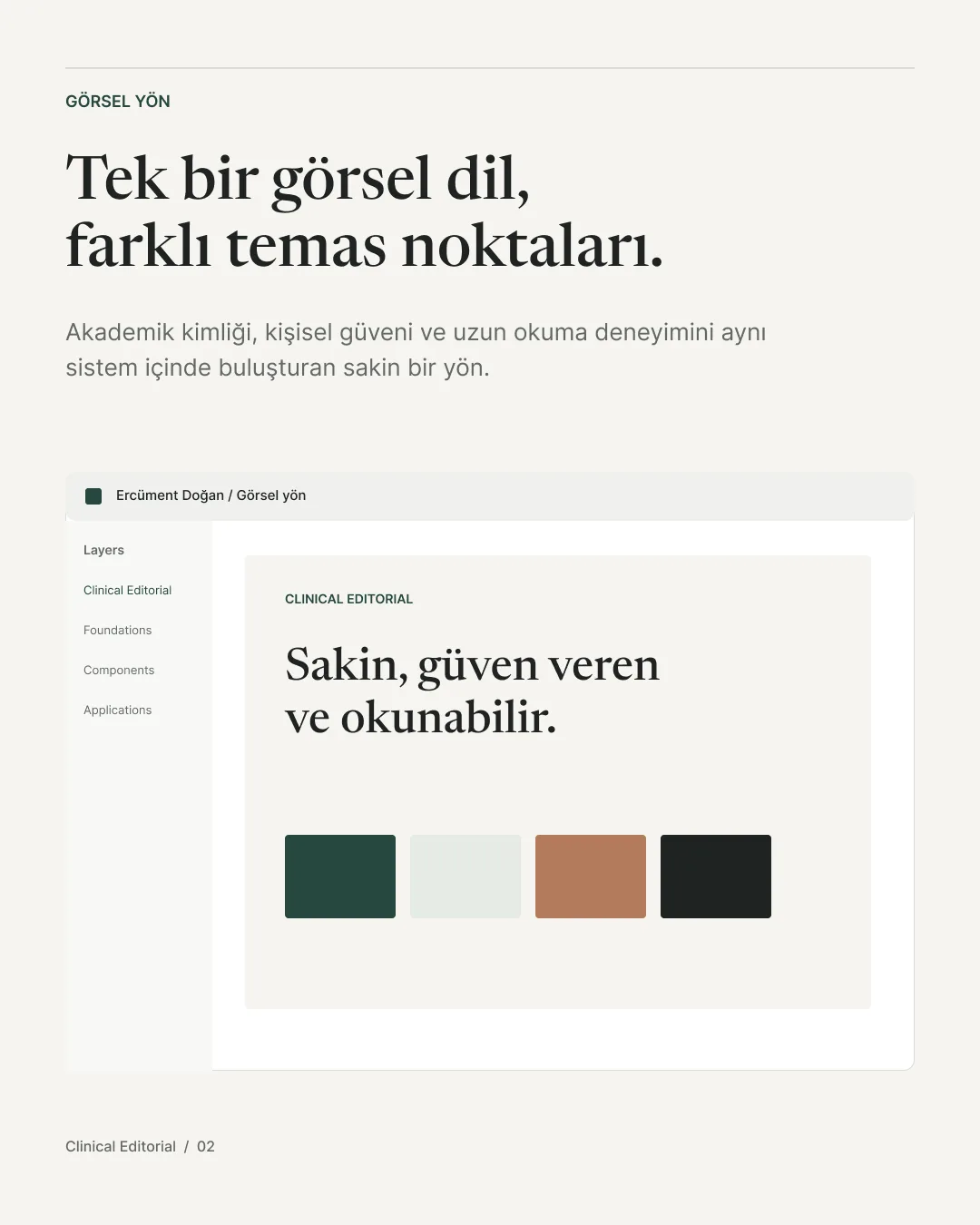 Görsel yön — vaka görseli