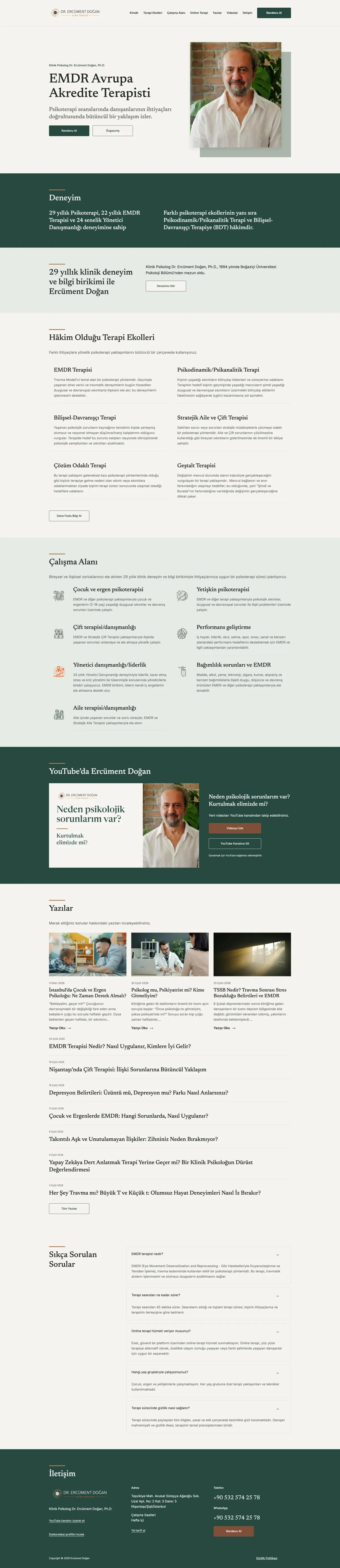 Ercüment Doğan web sitesi