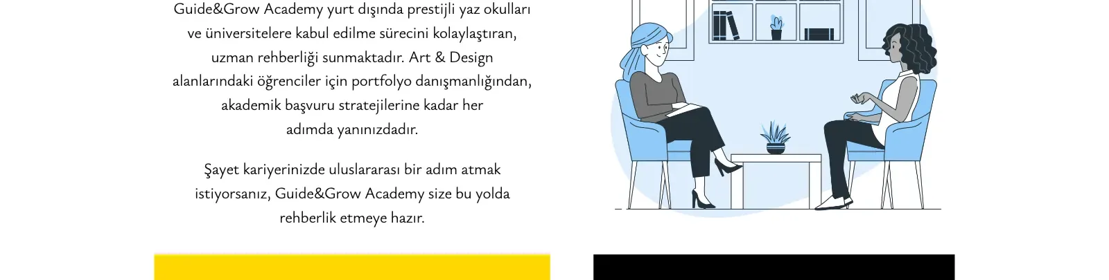 Guide & Grow Academy anasayfası: Neler yapar?